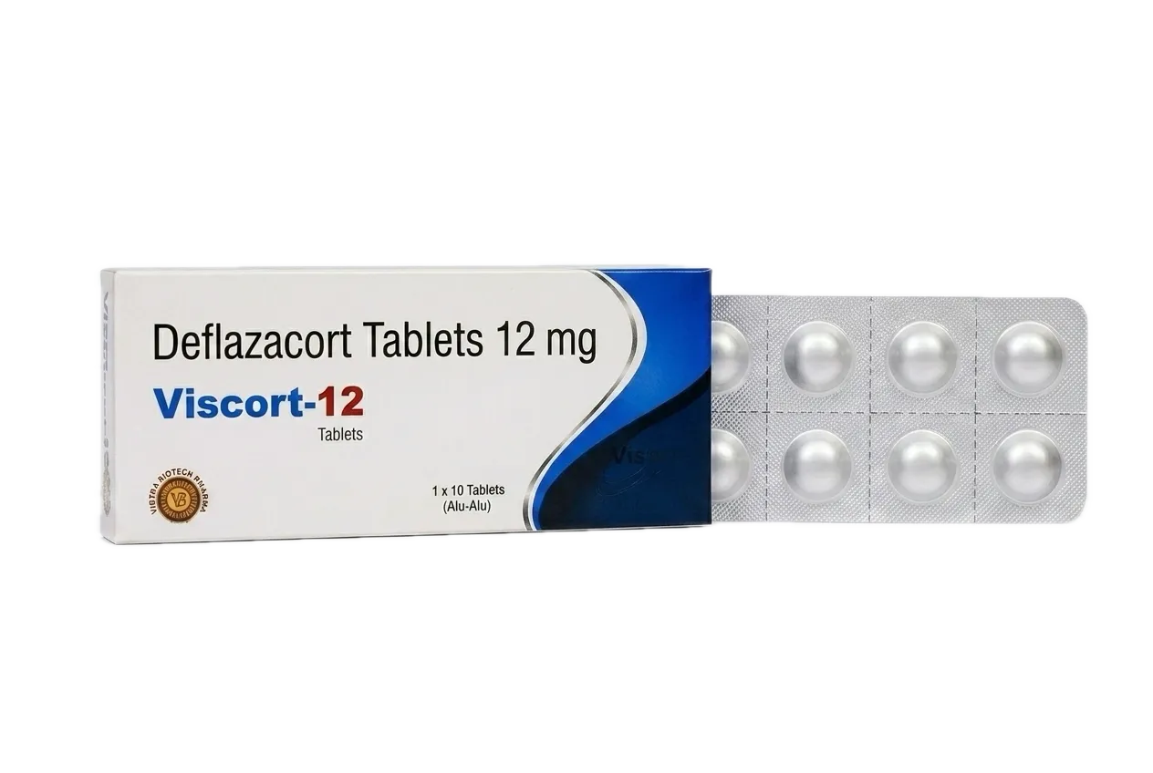 Viscort-12 Deflazacort 12 mg tablets 1 × 10 carton